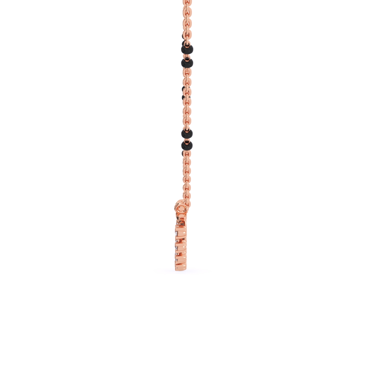 Minimalistic Round Diamond Mangalsutra